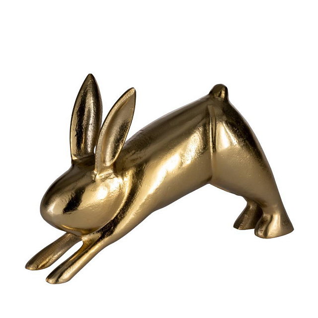 427293 Статуэтка Заяц VOHILAVA, L280, B75, H180, алюминий, золотой в Екатеринбурге 427293 Статуэтка Заяц VOHILAVA, L280, B75, H180, алюминий, золотой