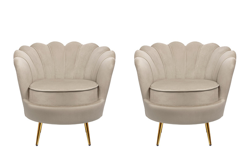 Комплект кресел ракушка Pearl Taupe