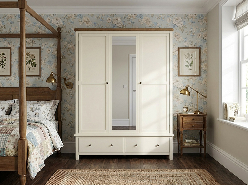 Шкаф двустворчатый широкий "Жуль Верн (Jules Verne)" серый арт JV26ETGG/9001