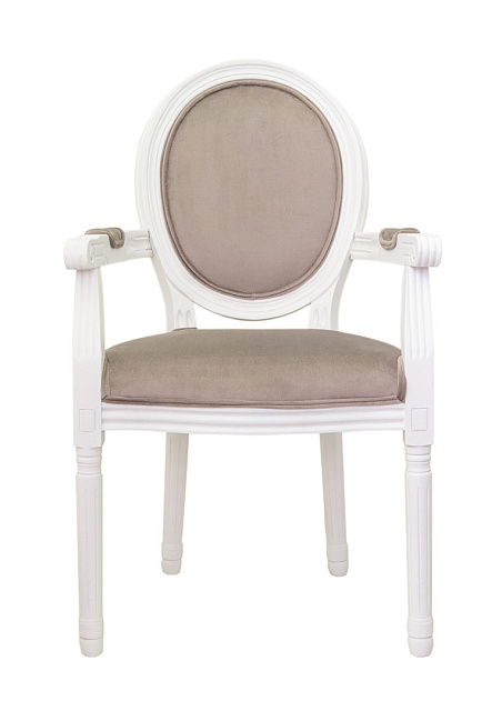 Мягкий стул с подлокотниками Volker Arm Taupe в Екатеринбурге Мягкий стул с подлокотниками Volker Arm Taupe