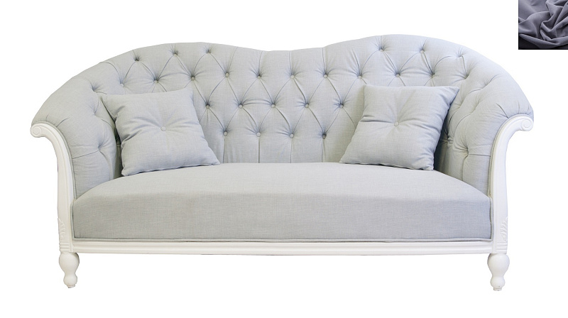 Французский диван для гостиниц Velina цвет серый в Екатеринбурге Французский диван для гостиниц Velina цвет серый