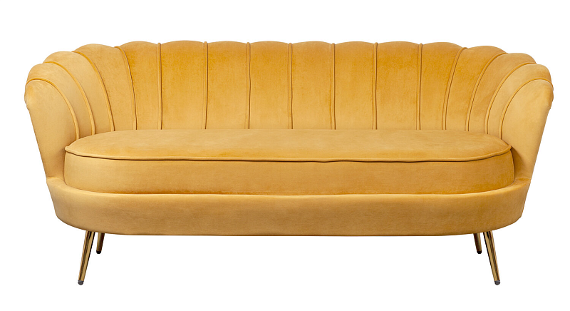 Дизайнерский диван Pearl Triple Yellow в Екатеринбурге Дизайнерский диван Pearl Triple Yellow