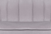 Диван ракушка Pearl Double Grey на черных ножках №4