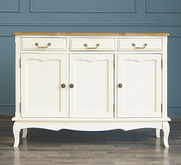 Бежевый Комод Leontina (3 ящика и 3 двери) арт ST9344