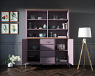 Шкаф Leontina Lavanda с открытым верхом арт ST9351/2L №1