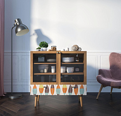 Буфет низкий "Berber" принт 48 арт BB47/Print_48