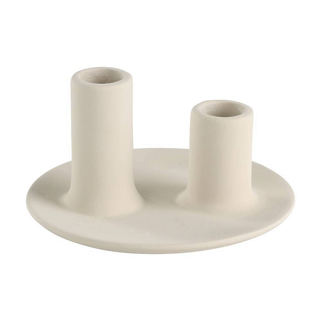 422303 Подсвечник VALAKISH, H63 глина, бежевый в Екатеринбурге 422303 Подсвечник VALAKISH, H63 глина, бежевый