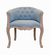 Низкое кресло ретро Kandy Light Blue №0