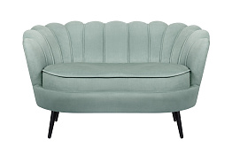 Диван ракушка Pearl Double Green на черных ножках в Екатеринбурге