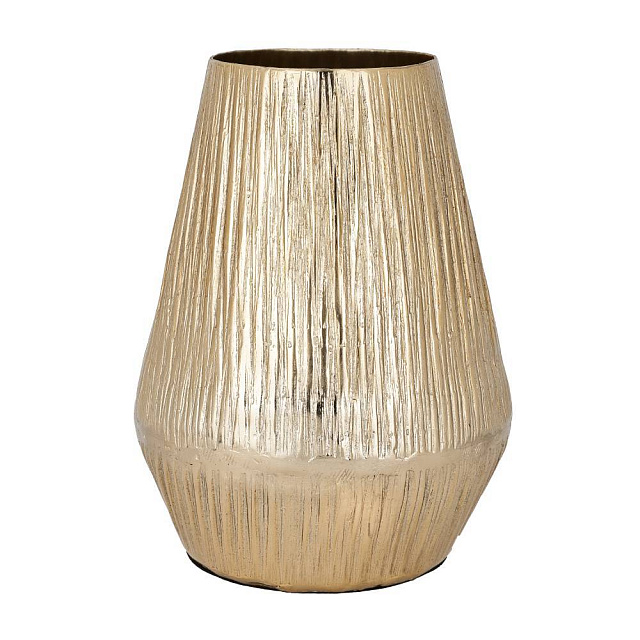 421324 Ваза декоративная KURASHIKI, H270, ?200, металл, золотой в Екатеринбурге 421324 Ваза декоративная KURASHIKI, H270, ?200, металл, золотой