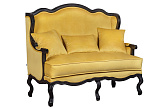 Двухместный дизайнерский диван Brody Double yellow №1