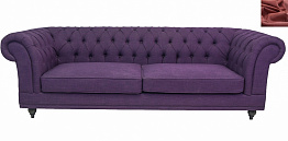 Диван мягкий арт-деко Neylan Purple красный в Екатеринбурге