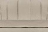Диван ракушка для гостиниц Pearl Triple Taupe на черных ножках №4