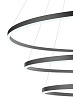 Люстра Orblaze 3 rings 1000 black №9