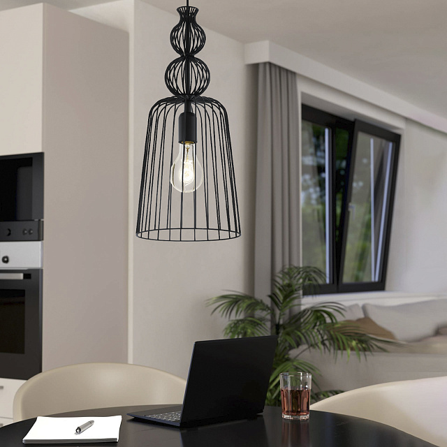 49497 Подвес CARTERHAM, 1x60W (E27), ?230, сталь, черный в Екатеринбурге 49497 Подвес CARTERHAM, 1x60W (E27), ?230, сталь, черный