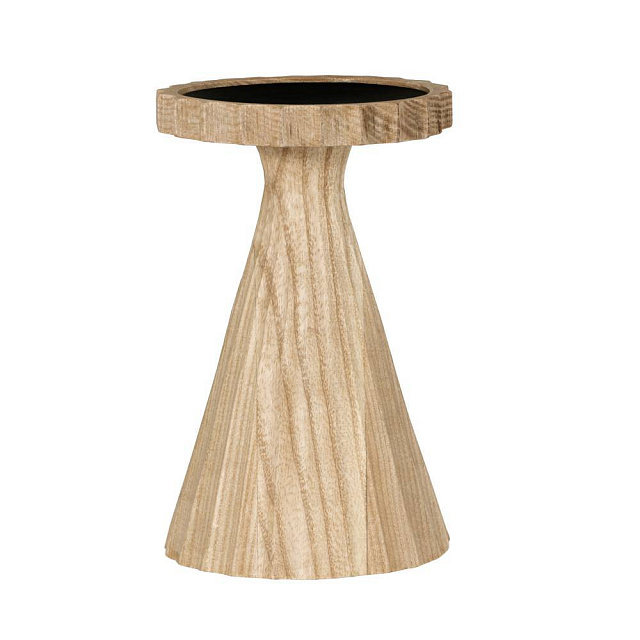 422337 Подсвечник DUPKUR, H140, ?90, дерево, черный в Екатеринбурге 422337 Подсвечник DUPKUR, H140, ?90, дерево, черный