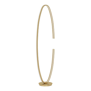 390491 Светодиодный торшер с регулировкой цветовой температуры BOGADO, 20W(LED) ,2200-6500K, 3500lm, сталь, золотой, белый