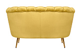 Дизайнерский двухместный диван Pearl Double Yellow №3