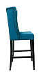 Дизайнерский барный стул Skipton Blue Velvet №1