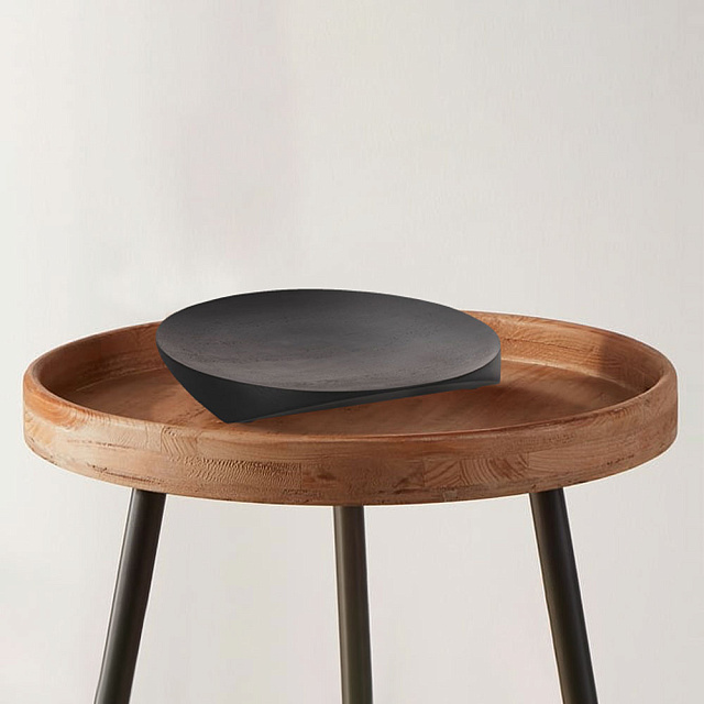 427145 Тарелка декоративная KABACAN, H40, ?250, дерево, черный в Екатеринбурге 427145 Тарелка декоративная KABACAN, H40, ?250, дерево, черный