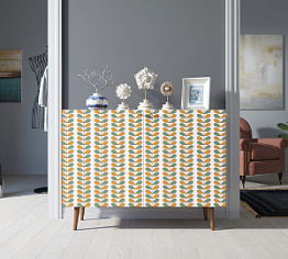 Комод с принтом 23 "Berber" две дверки арт BB04/Print_23