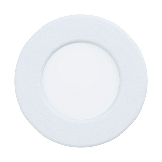 99131 Светодиодный встраиваемый светильник FUEVA 5, 2,7W (LED), ?86, ET26, 330lm, 3000K, сталь, белый/пла