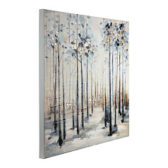 423048 Картина ALAMINOS, L800, B37, H800, холст, дерево, белый, синий