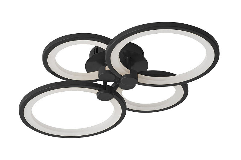 Люстра Oris 4 rings black в Екатеринбурге Люстра Oris 4 rings black