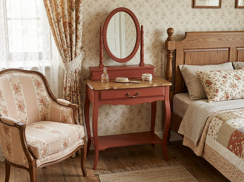 Туалетный столик "Леонтина (Leontina)" с зеркалом арт ST9321/3031