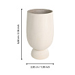 428199 Кашпо KILMIHIL, H600 глина, кремовый №2