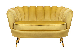 Дизайнерский двухместный диван Pearl Double Yellow в Екатеринбурге