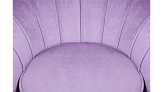Кресло с пуфом ракушка Pearl Purple №4