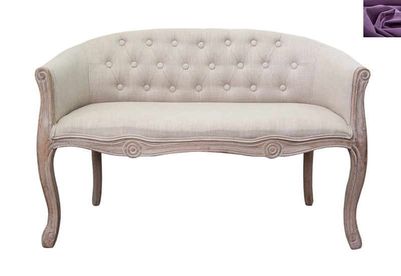 Дизайнерский двухместный диван Kandy Double Mocca цвет фиолетовый в Екатеринбурге Дизайнерский двухместный диван Kandy Double Mocca цвет фиолетовый