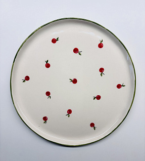 Тарелка "Яблочная" диаметр 19см