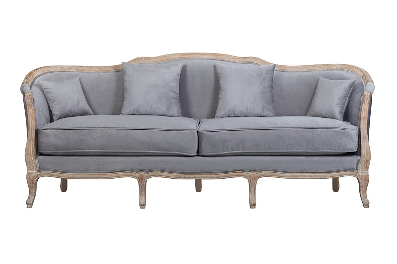 Прямой диван для гостиниц Darcy 3 серый в Екатеринбурге Прямой диван для гостиниц Darcy 3 серый