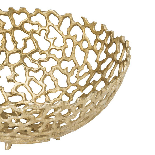 427497 Чаша декоративная KIMITSU, ?320, H150, золотой