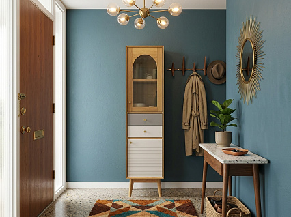 Шкаф в скандинавском стиле "Полло (Pollo)" арт POL19