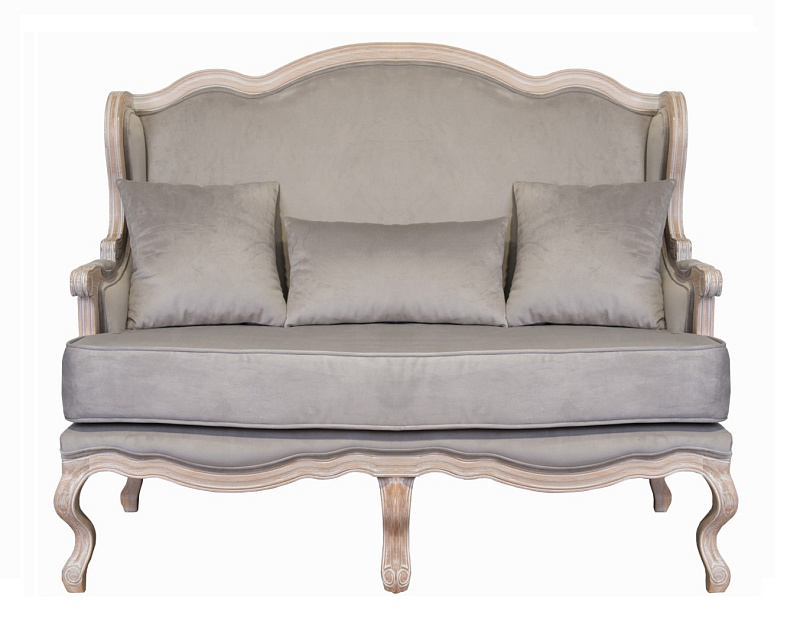 Двухместный дизайнерский диван Brody Double grey в Екатеринбурге Двухместный дизайнерский диван Brody Double grey