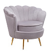 Низкое кресло Pearl Grey №1