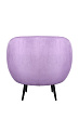 Мягкое кресло Benee Purple на черных ножках №3