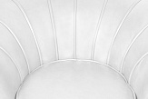 Низкое кресло ракушка Pearl White №5