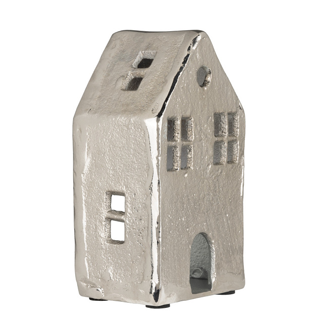 427604 Фигурка декоративная домик BELDERRIG, H140, L80, B60, никель в Екатеринбурге 427604 Фигурка декоративная домик BELDERRIG, H140, L80, B60, никель