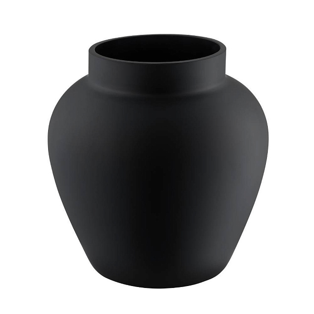 421206 Ваза декоративная ASINDRO, H195, ?180, стекло, черный в Екатеринбурге 421206 Ваза декоративная ASINDRO, H195, ?180, стекло, черный