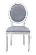 Стул с круглой спинкой Volker oak Grey and White №0