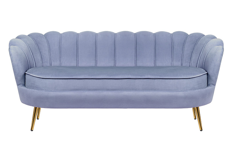 Трехместный диван ракушка Pearl Triple Blue