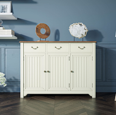 Бежевый комод Olivia 3 ящика/3 двери арт GA6005C