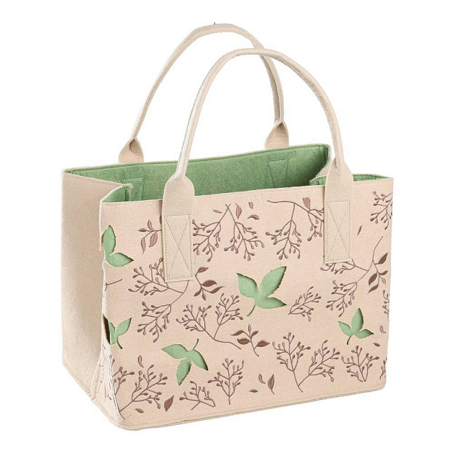 426548 Сумка женская TOMISATO, L400, B260, H300, 100 % полиэстер, бежевый, зеленый в Екатеринбурге 426548 Сумка женская TOMISATO, L400, B260, H300, 100 % полиэстер, бежевый, зеленый