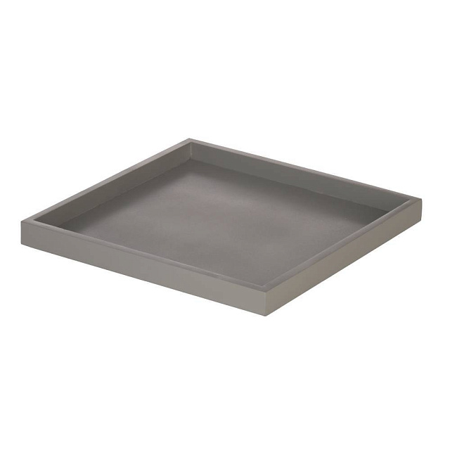 427099 Поднос декоративный COCHRANE, L260, B260, H20, дерево, серый в Екатеринбурге 427099 Поднос декоративный COCHRANE, L260, B260, H20, дерево, серый