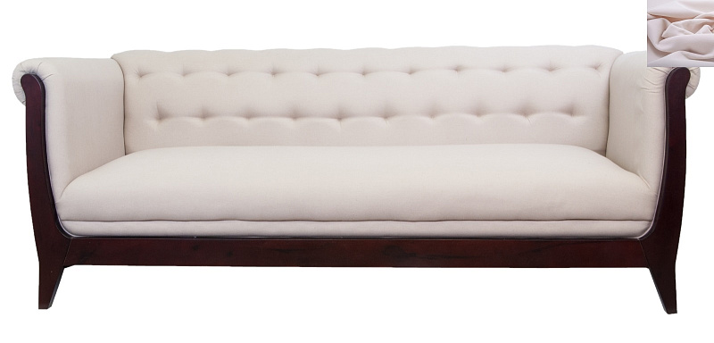 Классический диван Delvin розовый в Екатеринбурге Классический диван Delvin розовый