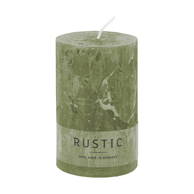 422573 Свеча парафиновая GLENBARR, H110 парафин, светло-зеленый